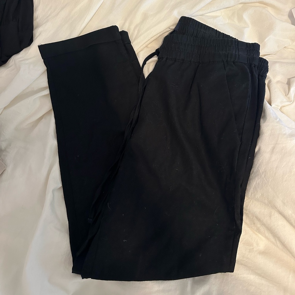 JCrew Black Linen Pants